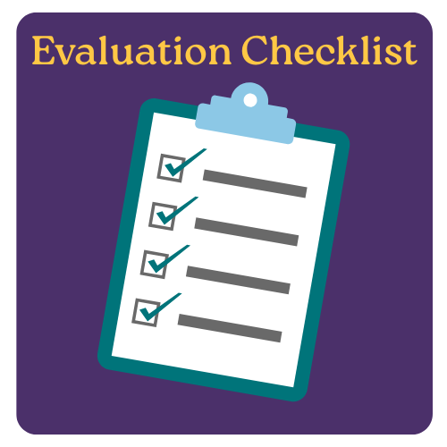 Evaluation Checklist Graphic